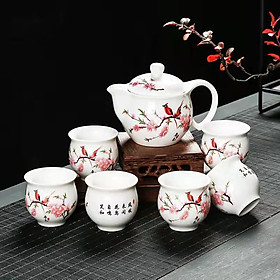 Mua Bộ ấm chén trà cách nhiệt hai lớp
