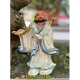 Mua Tượng đạt ma sư tổ h19 cm men rạn gốm sứ Bát Tràng