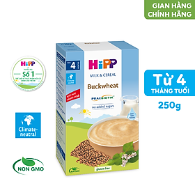 Bột ăn dặm dinh dưỡng Sữa, Kiều mạch HiPP Organic 250g