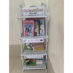 Mua Kệ sắt 4 tầng hoa văn phun sơn tĩnh điện đa năng