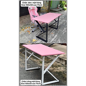 Mua Bàn Gaming chữ K sắt to  đủ màu gỗ MDF phủ melamine chống ẩm chống trầy xước mới khung lắp ráp dễ dàng