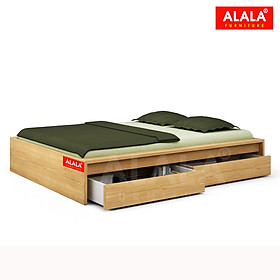 Giường ngủ ALALA69 + 2 hộc kéo / Miễn phí vận chuyển và lắp đặt/ Đổi trả 30 ngày/ Sản phẩm được bảo hành 5 năm từ thương hiệu ALALA/ Chịu lực 700kg