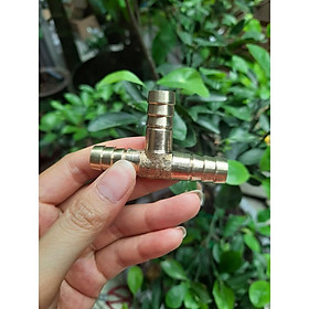 Mua Đuôi chuột chữ T chia 3 dùng cho ống nước 12mm bằng đồng thau