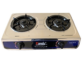 Bếp Gas Dương Đôi Mặt Inox Kendy KD260 - Chính Hãng