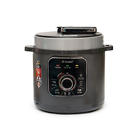Mua Nồi áp suất điện lòng nồi inox 304 dung tích 6L  Núm vặn cơ dễ sử dụng KALPEN P8 - Hàng chính hãng