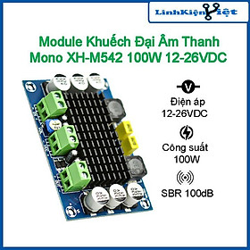 Mua Module khuếch đại âm thanh Mono XH-M542 100W 12-26VDC