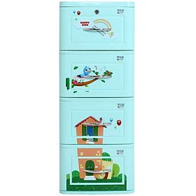 Mua Tủ Lucky Qui Phúc 4 Tầng - Họa Tiết Ngẫu Nhiên