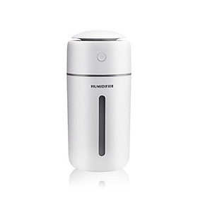 Máy phun sương tạo ẩm, xông tinh dầu mini dùng cho xe hơi Humidifier tặng 1 chai tinh dầu sả chanh 10ml