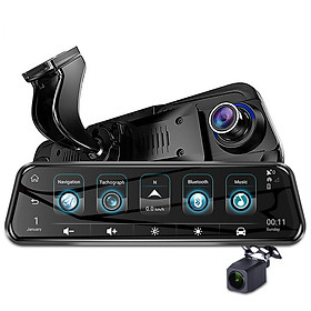 Mua Camera hành trình gương cao cấp Phisung H58 tích hợp 4G  Wifi  GPS  10 inch  android 5.1 OS   Bluetooth 4.0  ADAS  WDR  USB 2.0  Chíp MTK6735  + CPU Lõi tứ A53+ 1.3Ghz + Rom 16G + RAM 1GB