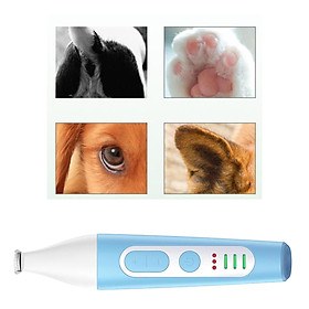 4 in 1 Cat Dog Electric Nail Grinder Trimmer Hair Clipper Kit, 2 Speed 3 Grinding Ports Painless