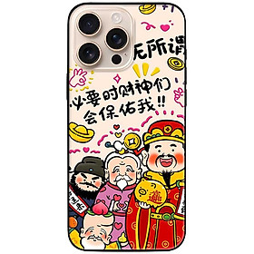 Ốp lưng dành cho Iphone 16 - 16 Plus - 16 Pro - 16 Pro Max - Ba Ông May Mắn - Hàng Chính Hãng