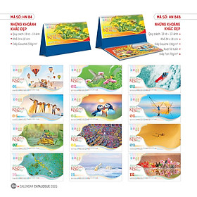 Lịch Bàn Năm Mới 2026 - Lịch Để Bàn - Lịch Hoa Niên