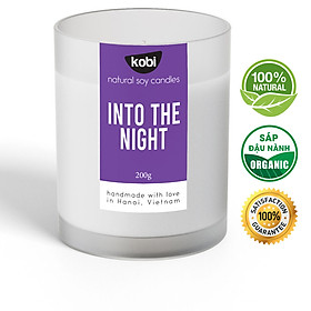 Nến thơm Kobi cao cấp làm từ 100% sáp đậu nành, giúp giảm stress, sang trọng, tinh tế -200g