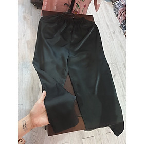 ÁO BÀ BA VẢI LỤA TRƠN - Quần Đen - Size: 61-65 ký