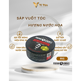 Sáp Vuốt Tóc Nam Nữ Hương Nước Hoa PERFUME GENERICS POMADE 95g  (TẠO KIỂU BỒNG BỀNH),Dưỡng Tóc Và Giữ Nếp Tạo Kiểu 3D ( Vi Vân _ Cosmetic )