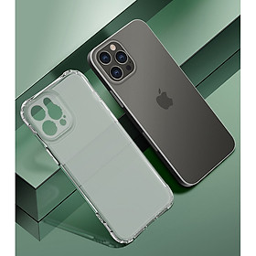 Ốp Lưng dành cho iPhone 12 Mini / 12 / 12 Pro / 12 Pro Max Leeu Design TPU Nhám Bảo Vệ Camera - Hàng Nhập Khẩu