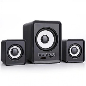 Bộ 3 Loa Máy Tính D-230 Hỗ Trợ Bluetooth, USB, thẻ nhớ, jack 3.5