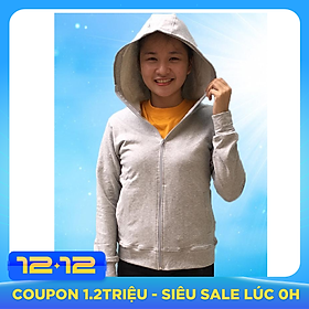 Áo khoác nữ chống nắng GOKING vải da cá 100% cotton dày, công nghệ Nhật Bản thoáng khí