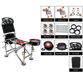 Mua Ghế Câu Đài  Ghế Ngồi Mọi Địa Hình  Đủ Phụ Kiện - Đồ Câu 24h
