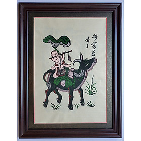 TRANH DÂN GIAN ĐÔNG HỒ -TÍCH CỔ ( Khổ 48*63cm)