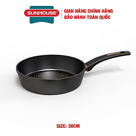 Mua Chảo chống dính ultra Titanium Sunhouse ST30B  Đường kính 30 cm  Chống dính Ultra Titanium có độ bền 15 năm  Sử dụng được trên tất cả các loại bếp  Hàng chính hãng