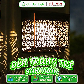 Mua Đèn Trang Trí Năng Lượng Mặt Trời Gắn Tường  Lắp Đặt Dễ Dàng  Trang Trí Ban Công  Cổng Nhà - DA3029
