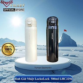 Bình giữ nhiệt locknlock Round Tumbler LHC3296 dung tích 500ml - thép không gỉ - Hàng chính hãng