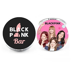 Gương mini hai mặt Black Pink