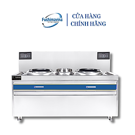 Mua  CỬA HÀNG CHÍNH HÃNG  Bếp từ công nghiệp đôi 15KWx2 mặt lõm Fushimavina