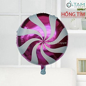 COMBO 3 Bong bóng trang trí hình kẹo mút xoáy bông hoa