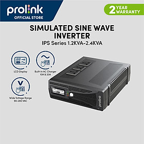 Bộ biến tần Prolink IPS1200ổn định điện áp, chống mất điện, dùng cho PC