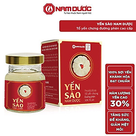 Yến sào Nam Dược 70ml tổ yến chưng đường phèn bồi bổ sức khỏe, tăng sức đề kháng, giảm mệt mỏi