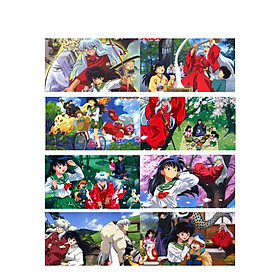 Poster 8 tấm A4 Inuyasha Khuyển Dạ Xoa tranh treo album ảnh in hình đẹp (MẪU GIAO NGẪU NHIÊN)