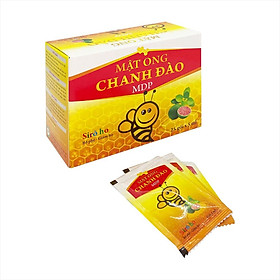 Sirô MẬT ONG CHANH ĐÀO Mediphar - Giúp bổ phế, giảm ho,làm ấm đường hô hấp, giảm ngứa rát cổ họng, đau họng