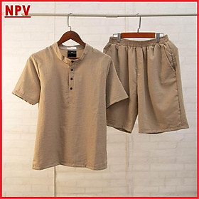 Bộ Quần Áo Đũi Nam NPV chất vải đũi thái loại dày bộ đồ nam vải đũi trẻ trung