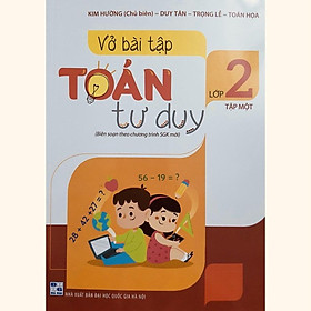 Hình ảnh Sách - Vở bài tập Toán tư duy lớp 2 (Tập 1)