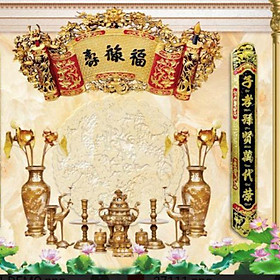 Mua Tranh dán bàn thờ - tranh trang trí phòng thờ