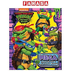 Sách ngoại văn: Teenage Mutant Ninja Turtles Mutant Mayhem - Mega - Colouring Book & Activity Book - Parragon