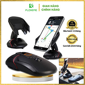 Mua GIÁ ĐỠ OTO FLOVEME   XE MÁY MOBILE MOUSE - bám dính chắc chắn. Mặt đế thiết kế hút chân không chắc chắn  an toàn khi sử dụng - Hàng chính hãng