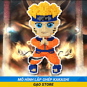 Bộ Mô Hình Đồ Chơi Lắp Ráp Xếp Hình 3D Nhân Vật Hoạt Hình Naruto