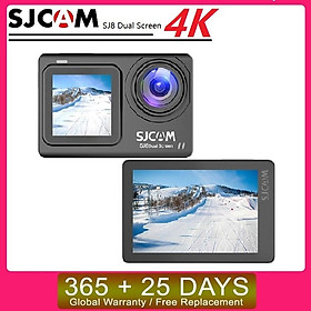 SJCAM SJ8 Màn hình LCD LCD Camera hành động 4K 30fps WiFi Remote 2.33 'Màn hình cảm ứng 1.3' Màn hình phía trước Novatek 96675 Màu chip: Đen