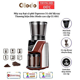 Mua Máy xay hạt cà phê Espresso thương hiệu Olodo - Đức cao cấp CG-001 tích hợp 31 chế độ