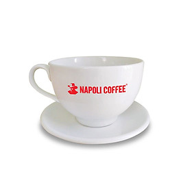 Tách sứ cao cấp capuchino Napoli màu trắng an toàn cho sức khỏe