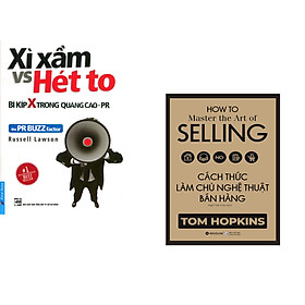 Combo 2 cuốn sách: Xì Xầm 'vs' Hét To - bí kíp X trong quảng cáo + Cách Thức Làm Chủ Nghệ Thuật Bán Hàng