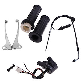 New Motorcycle Start Kill Switch Brake Levers with Cable Kit for  PW50