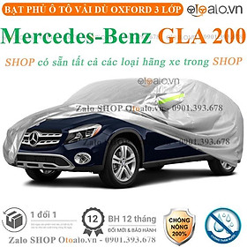 Bạt che phủ xe ô tô Mercedes GLA 200 3 lớp cao cấp