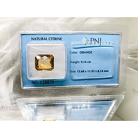 Mua Viên citrine thạch anh vàng chữ nhật giác lưới 9.14ct 120835