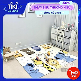 Thảm gấp gọn chống thấm 2 mặt XPE Umoo chính hãng kích thước 180x200cm dày