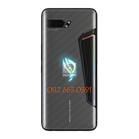Miếng dán mặt lưng skin carbon dành cho Asus Rog Phone 2