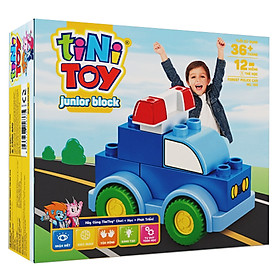 Đồ Chơi Lắp Ráp Junior Block Forest Police Car tiNiToy 102